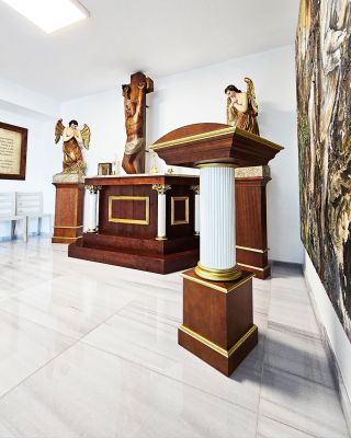 Redesign of the altar in 2020, Partial implementation of new design in 2024, To be countined... www.stylenabytok.sk...
